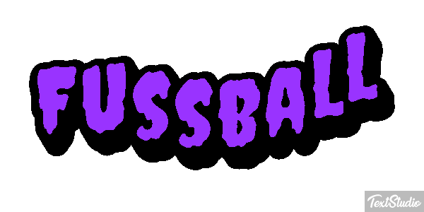 Fussball Text effect
