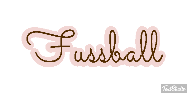 Fussball Text effect
