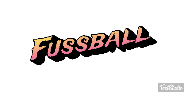 Fussball Text effect