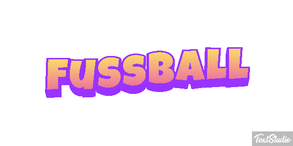 Fussball Text effect