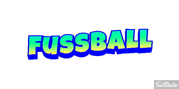Fussball Text effect