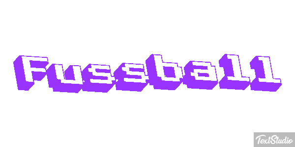 Fussball Text effect