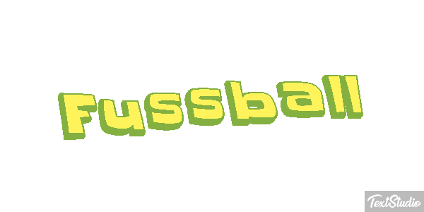 Fussball Text effect