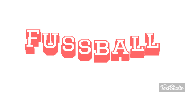 Fussball Text effect