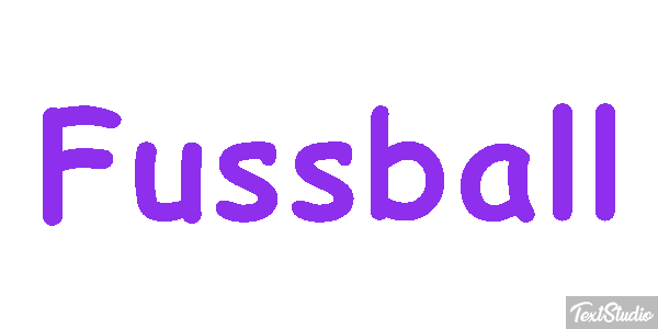 Fussball Text effect