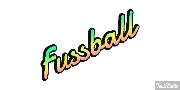 Fussball Text effect