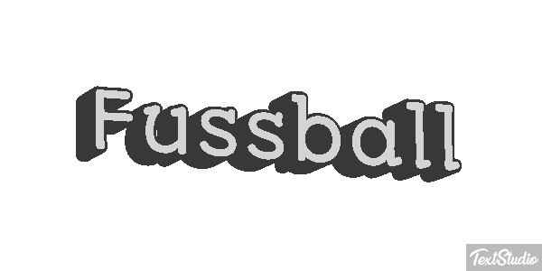 Fussball Text effect