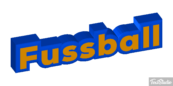 Fussball Text effect