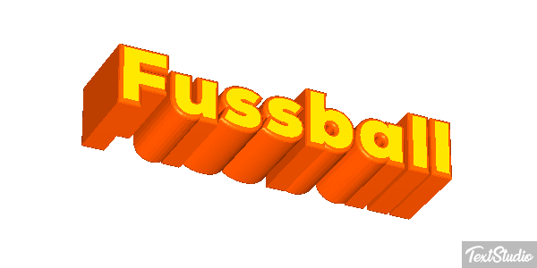 Fussball Text effect