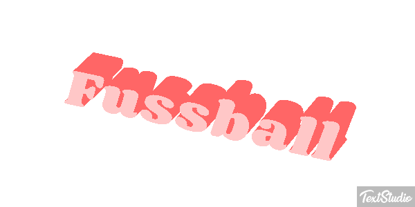 Fussball Text effect