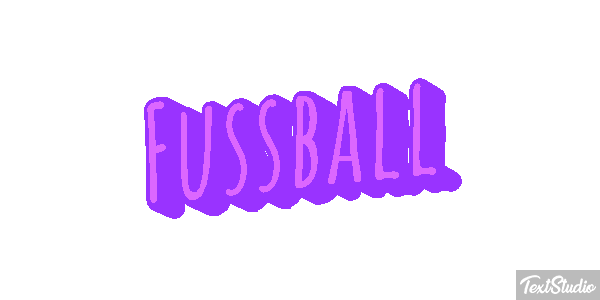 Fussball Text effect