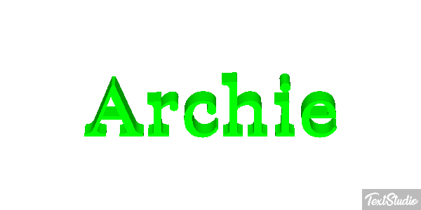 Archie Effetto testo