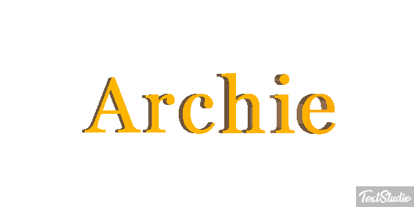 Archie Effetto testo