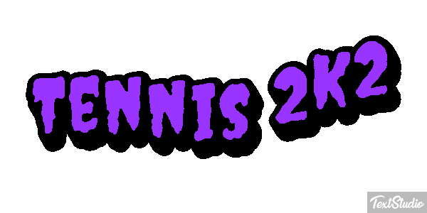 Tennis 2K2 Effetto testo