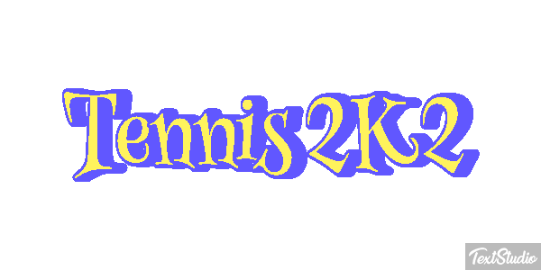 Tennis 2K2 Effetto testo
