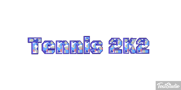 Tennis 2K2 Effetto testo