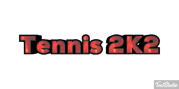 Tennis 2K2 Effetto testo