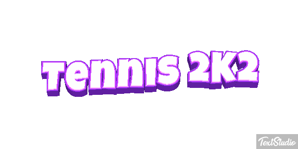 Tennis 2K2 Effetto testo
