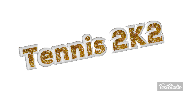 Tennis 2K2 Effetto testo