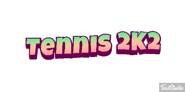 Tennis 2K2 Effetto testo