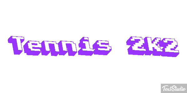 Tennis 2K2 Effetto testo