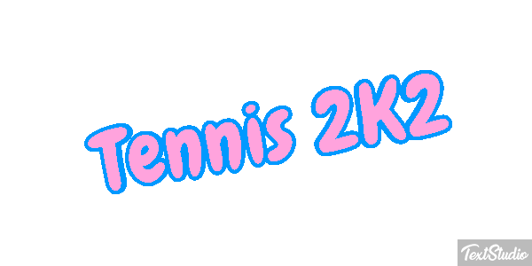 Tennis 2K2 Effetto testo