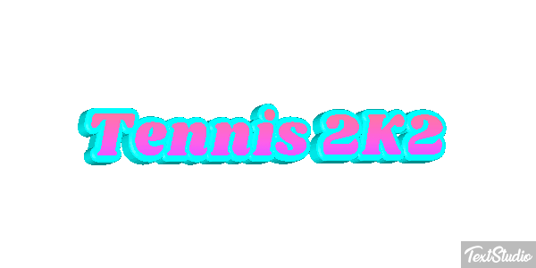 Tennis 2K2 Effetto testo