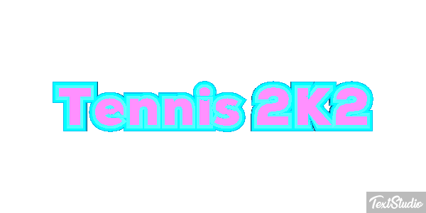 Tennis 2K2 Effetto testo