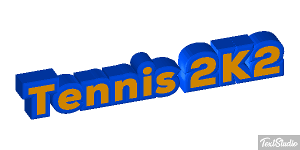 Tennis 2K2 Effetto testo