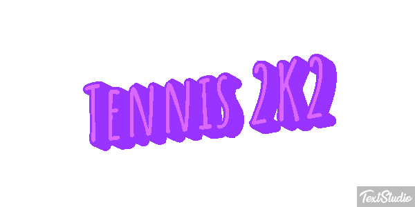Tennis 2K2 Effetto testo