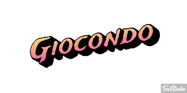 Giocondo Efeito do texto