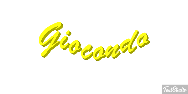 Giocondo Efeito do texto