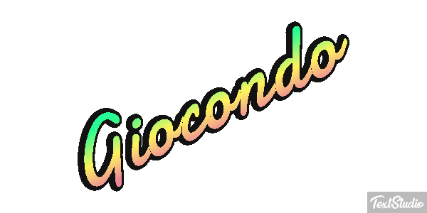 Giocondo Efeito do texto