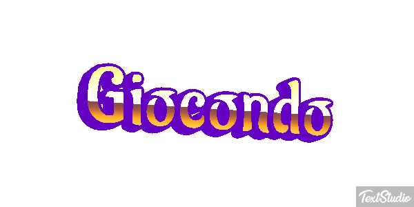 Giocondo Efeito do texto