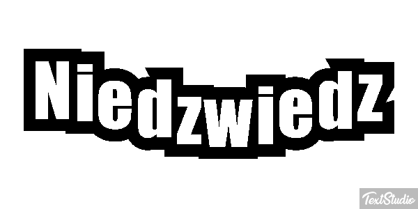 Niedźwiedź Efekt tekstowy