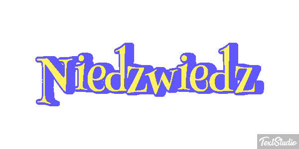Niedźwiedź Efekt tekstowy