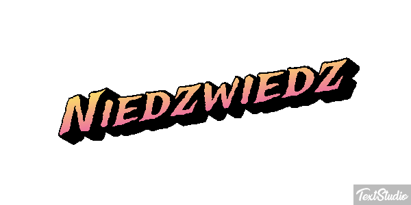 Niedźwiedź Efekt tekstowy