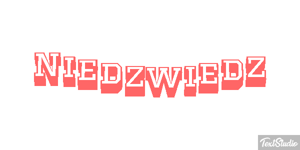 Niedźwiedź Efekt tekstowy