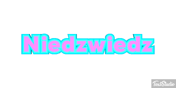 Niedźwiedź Efekt tekstowy