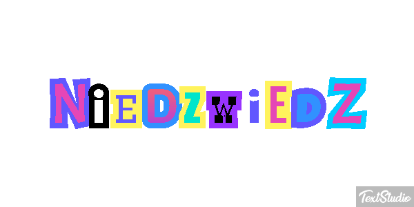 Niedźwiedź Efekt tekstowy
