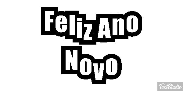 Feliz Ano Novo Efeito do texto