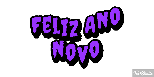 Feliz Ano Novo Efeito do texto
