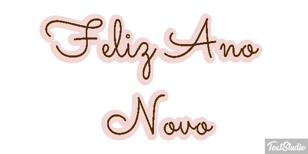 Feliz Ano Novo Efeito do texto