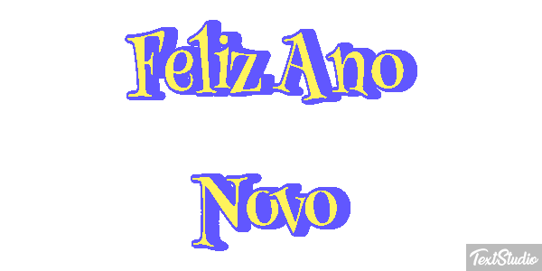 Feliz Ano Novo Efeito do texto