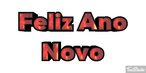 Feliz Ano Novo Efeito do texto
