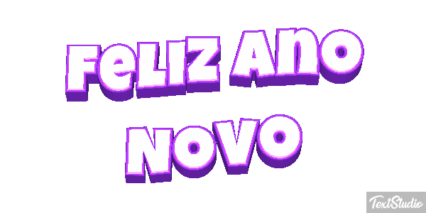 Feliz Ano Novo Efeito do texto