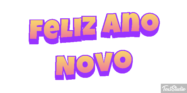 Feliz Ano Novo Efeito do texto