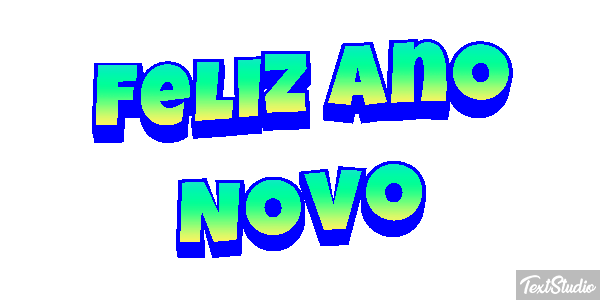Feliz Ano Novo Efeito do texto