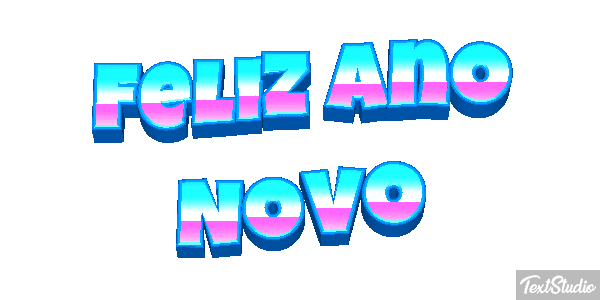 Feliz Ano Novo Efeito do texto