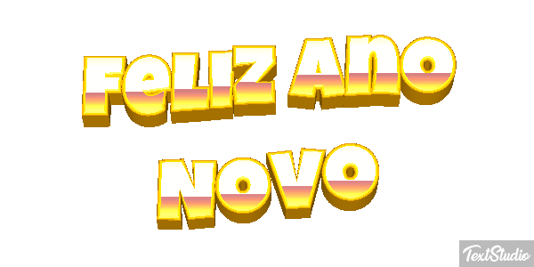 Feliz Ano Novo Efeito do texto